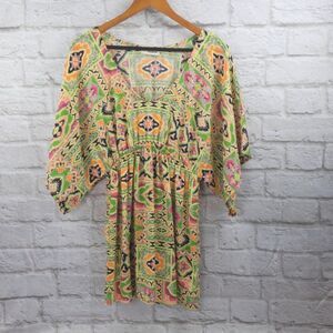 💚Million bullpup women's Hippie Print Blouse